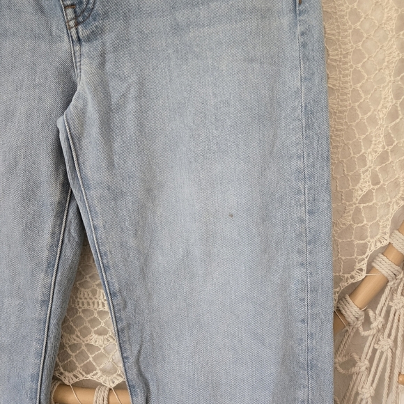 Madewell Low-Slung Straight Light Blue Crossover Waist Denim Jeans 26 - Picture 6 of 12